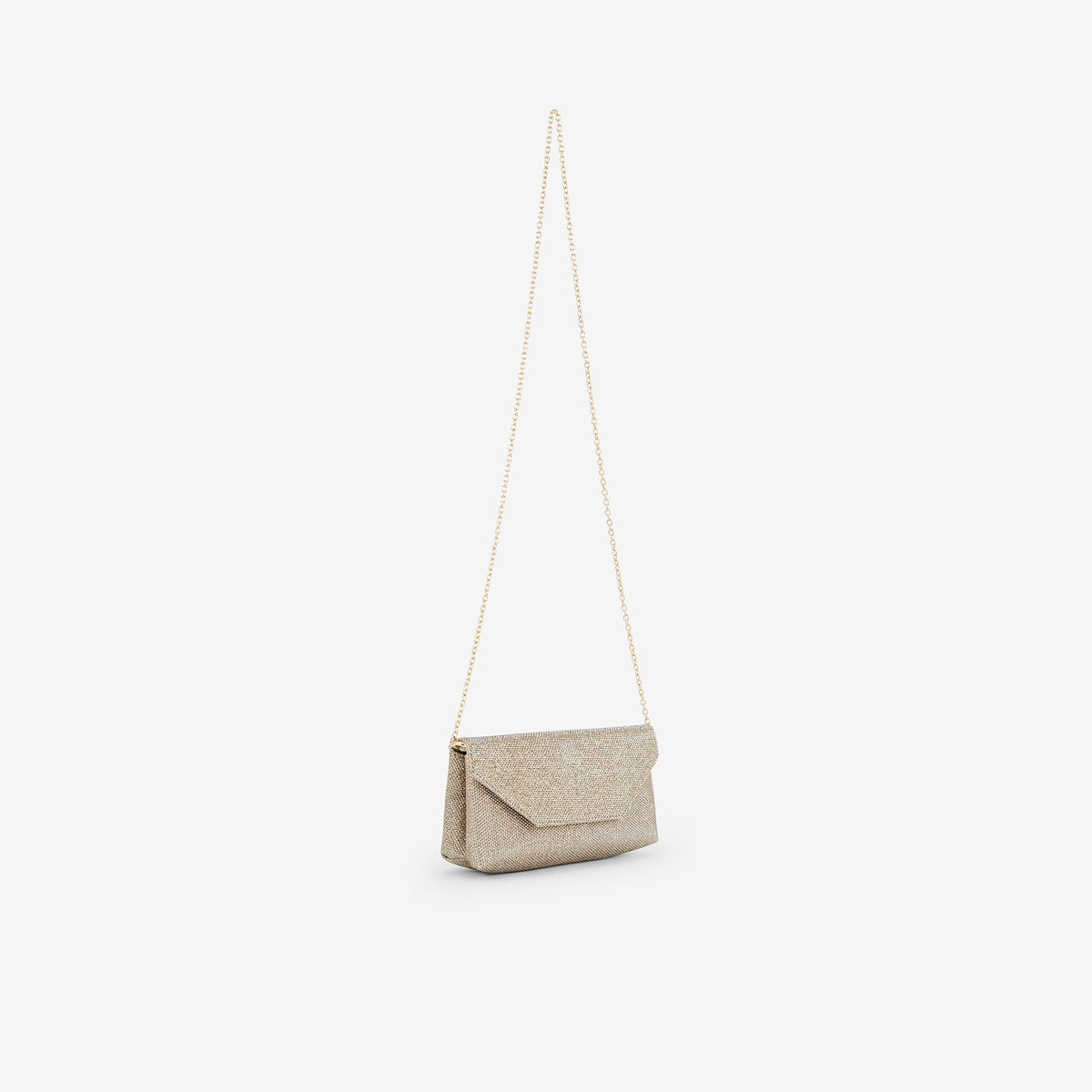 Pochette brillante dorée