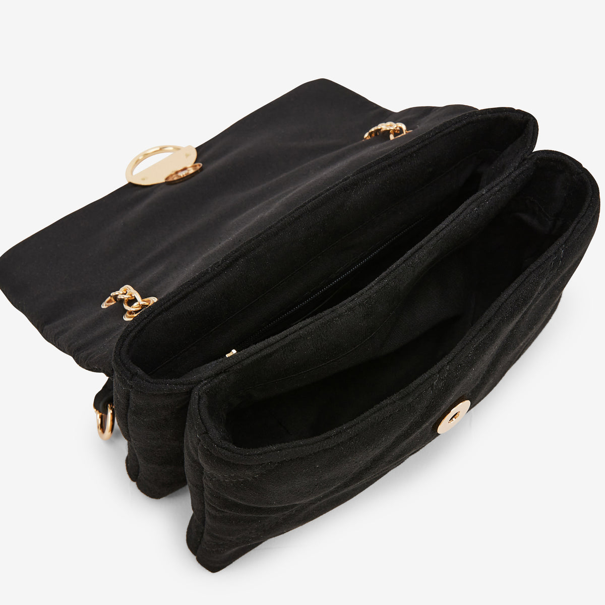 Sac à bandoulière noir matelassé