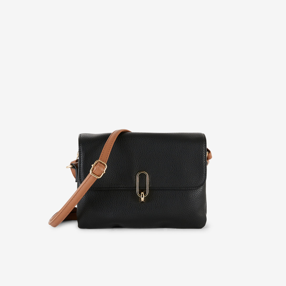 Pochette noire effet grainé