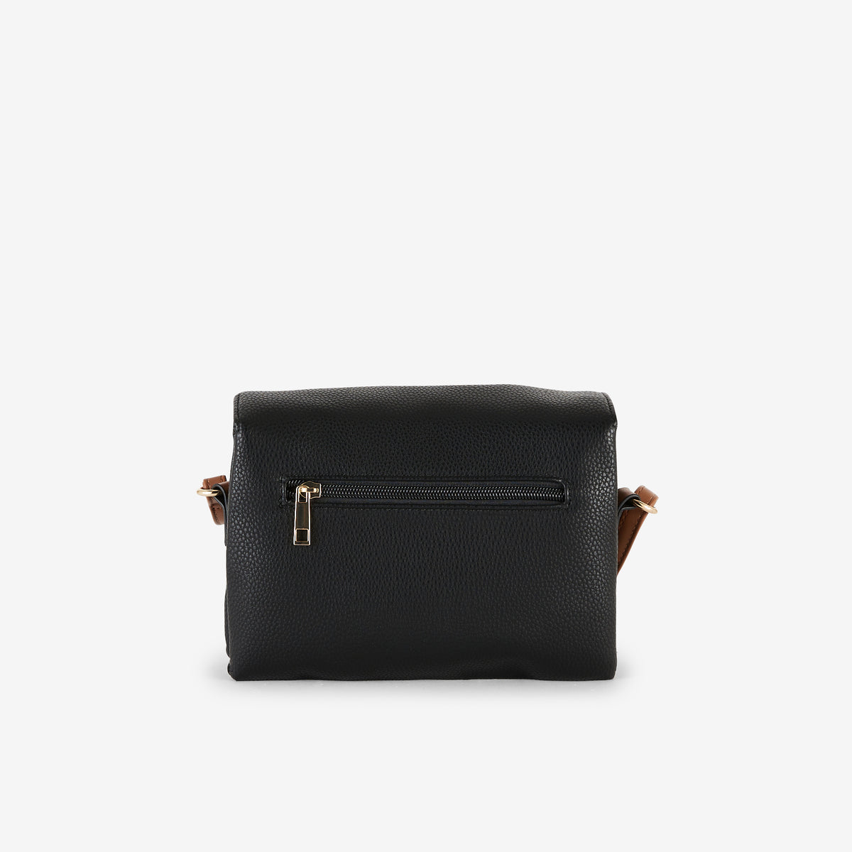 Pochette noire effet grainé