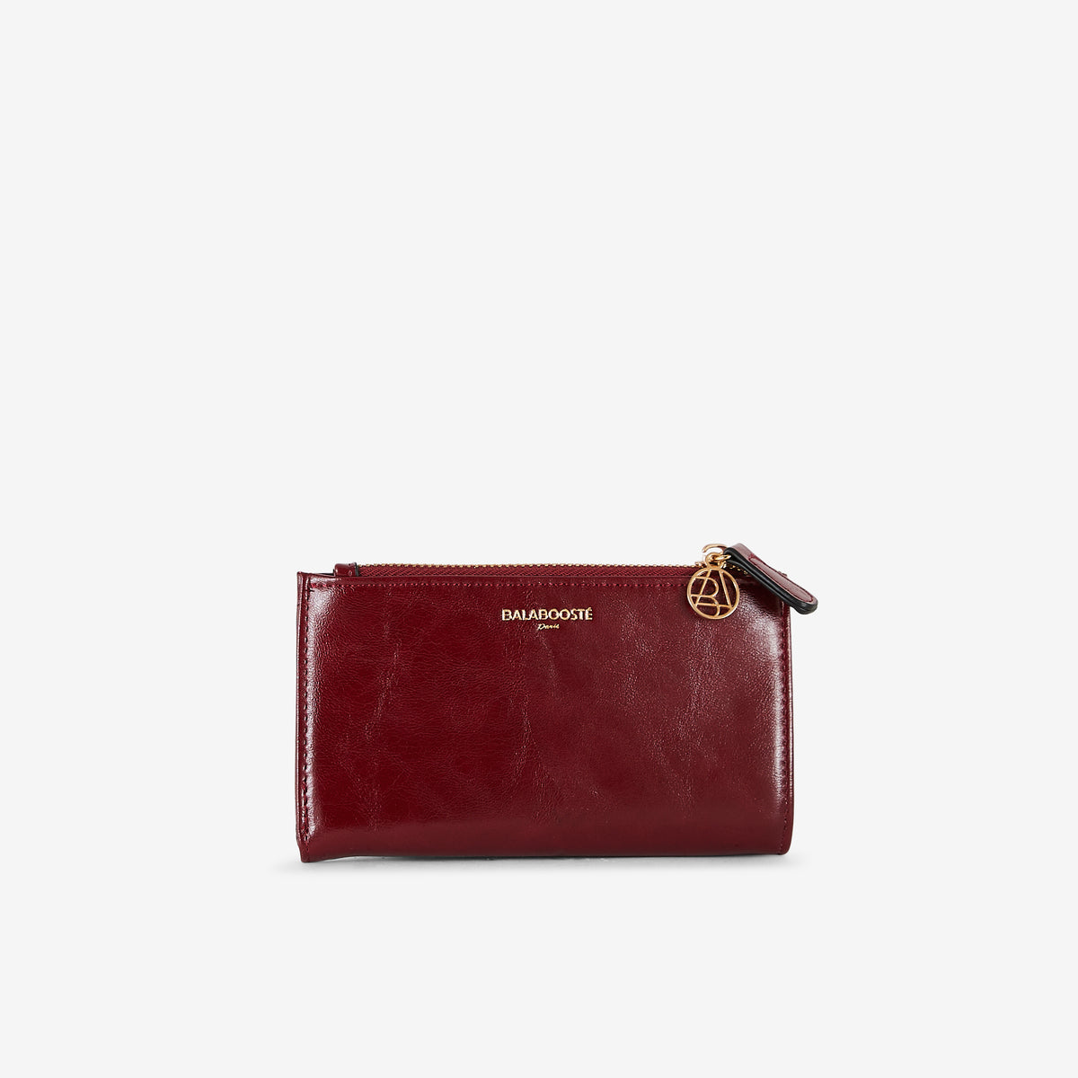 Portefeuille rouge métallisé