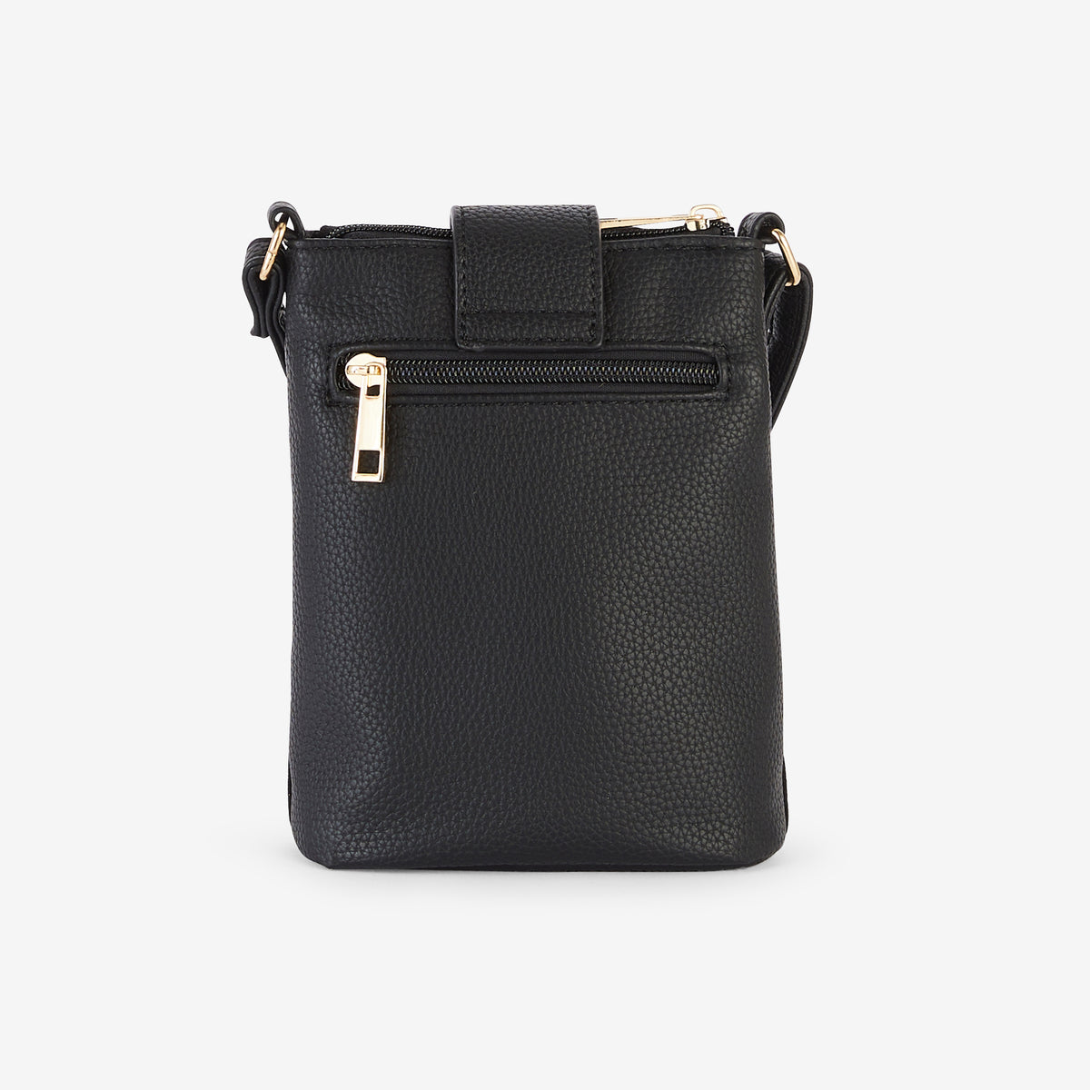 Pochette de téléphone bi matière noire