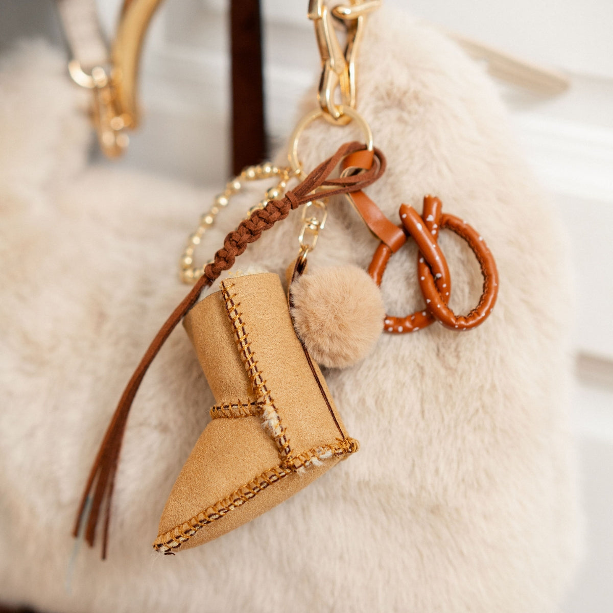 Porte-clé grigri botte et corde
