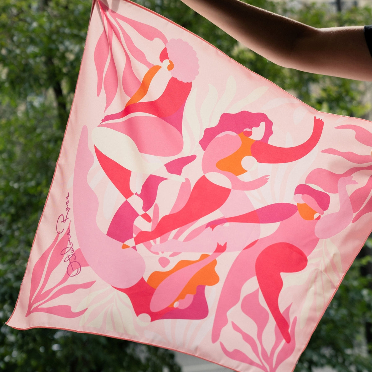 Foulard Octobre Rose - Balaboosté x RoseUp