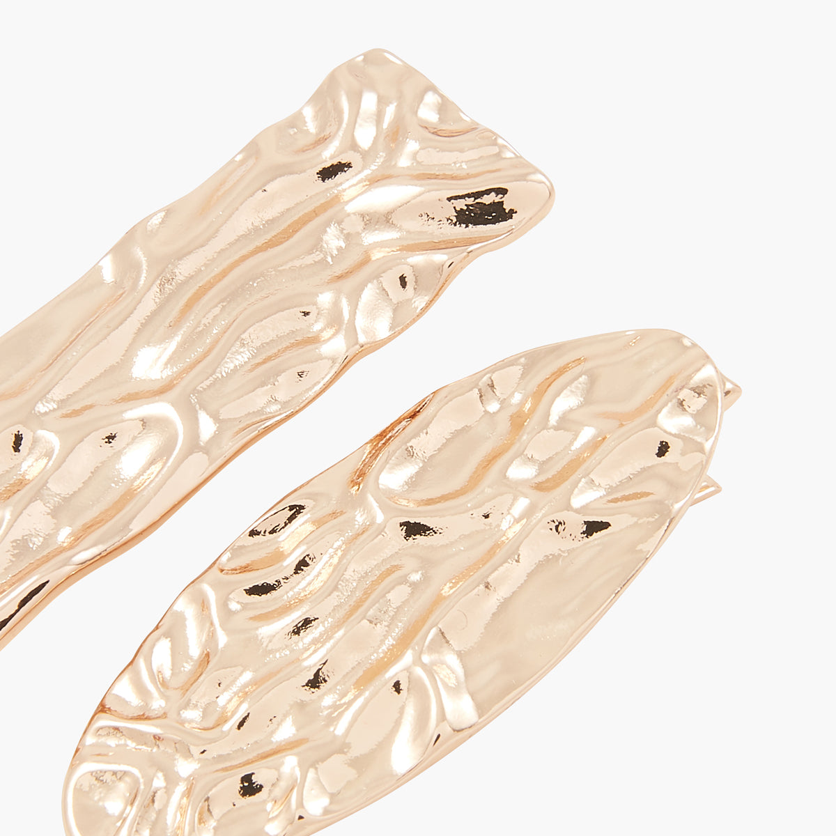 Set de 2 barrettes dorées