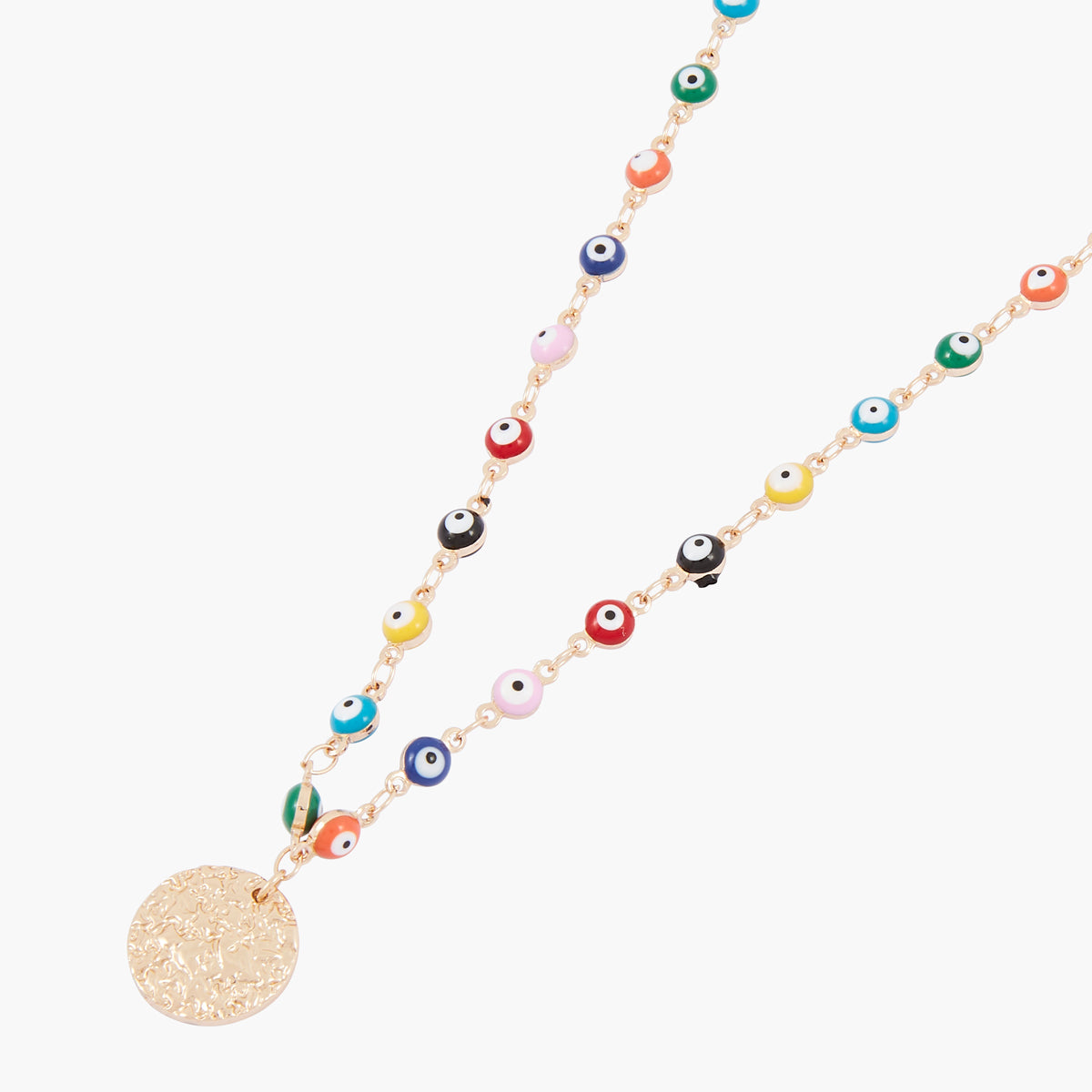 Collier oeil avec médaillon