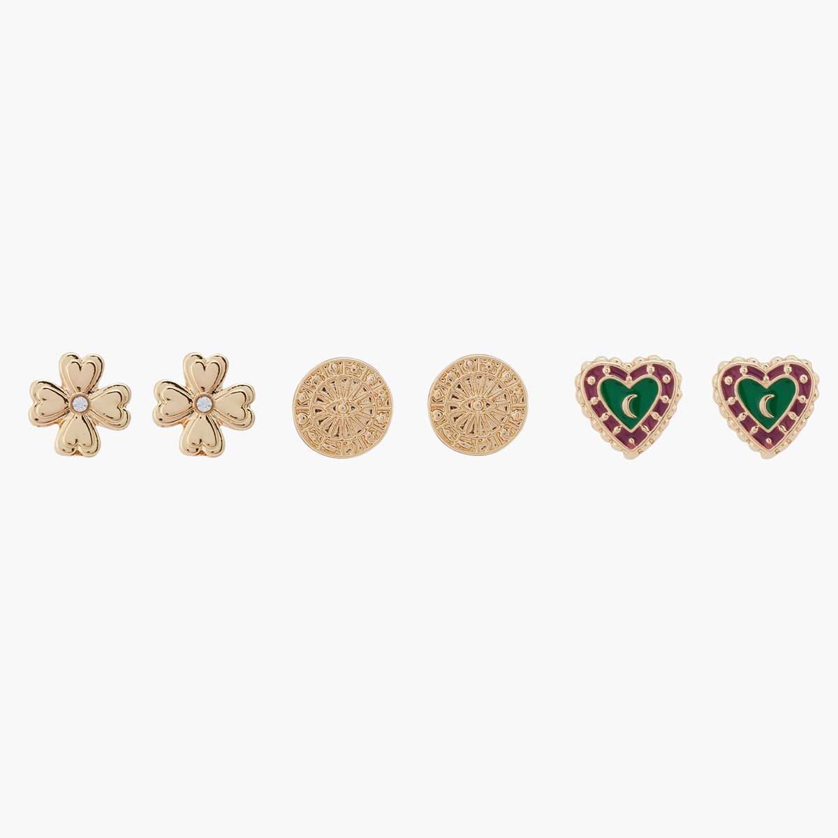 Set de puces d'oreilles fantaisie Talisman