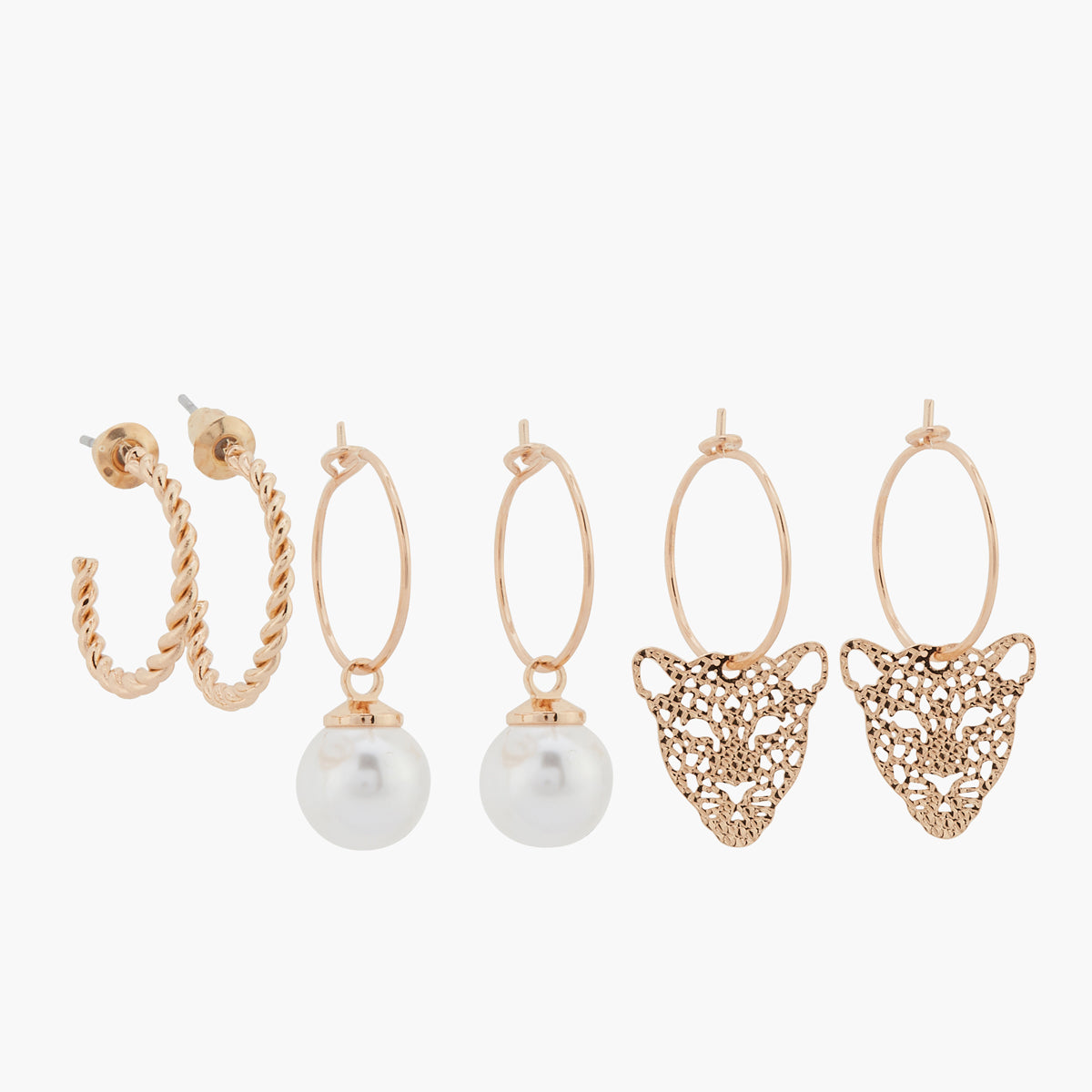 Set de créoles fantaisie Wild