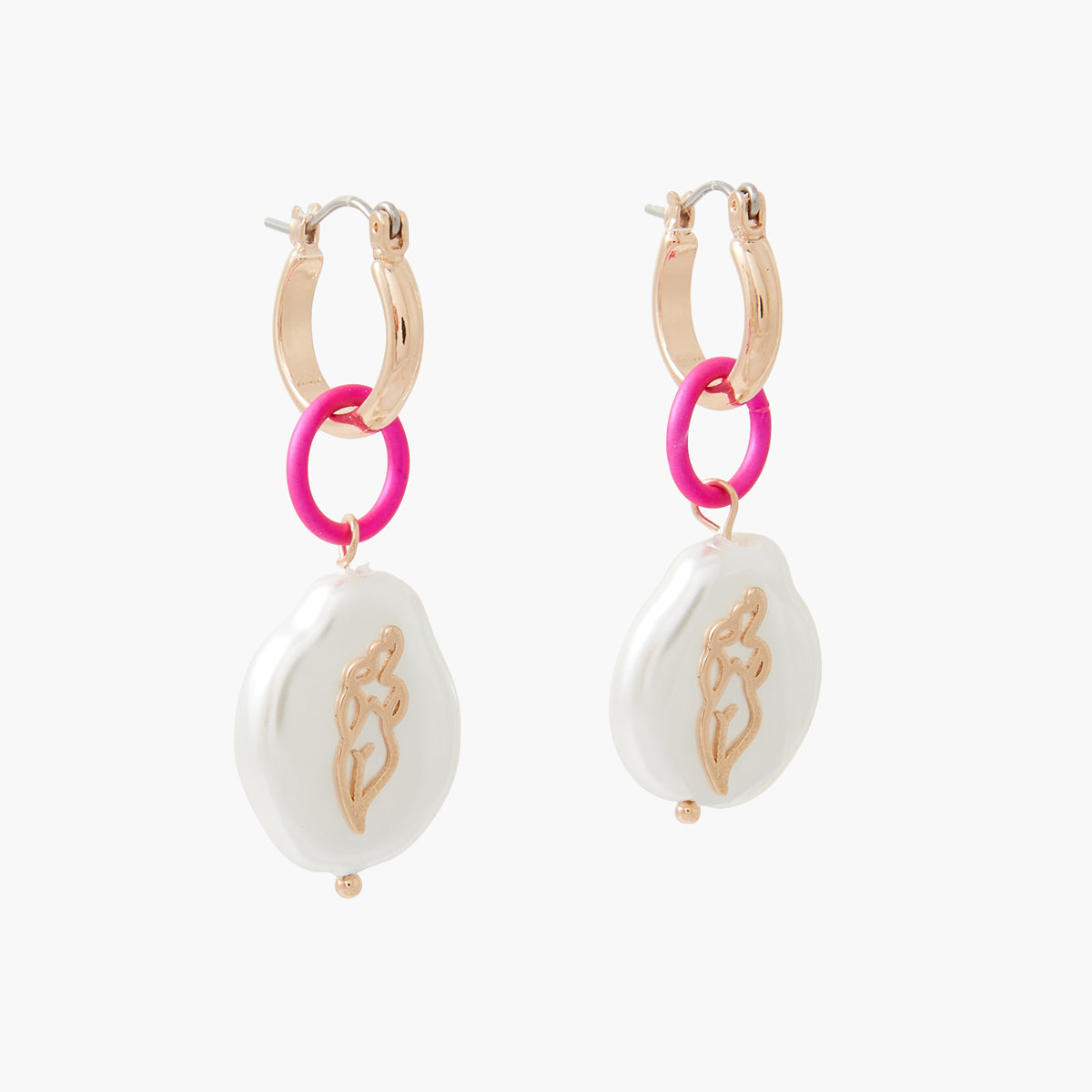 Boucles d'oreilles pendants Body Positive
