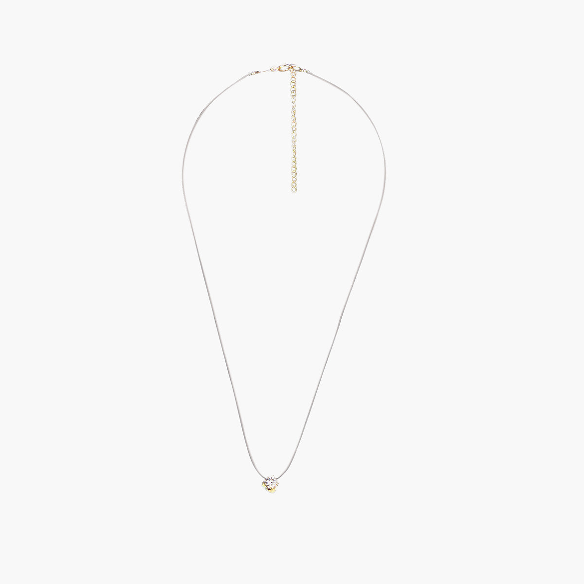 Collier pendentif zircon - argent garanti 925