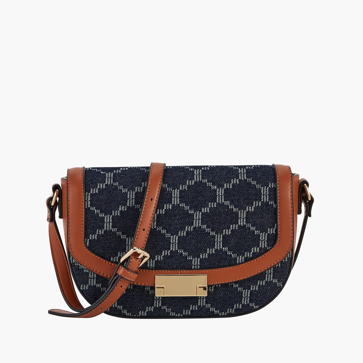 Sac bandoulière imprimé jacquard