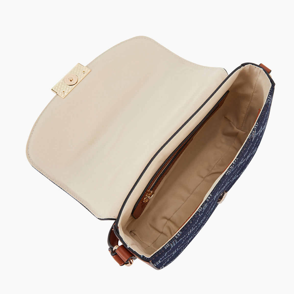 Sac bandoulière imprimé jacquard