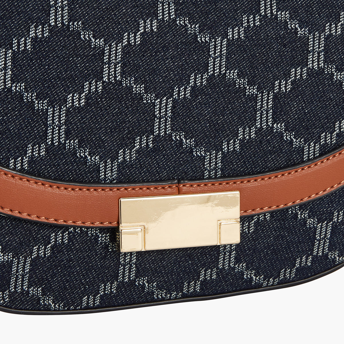 Sac bandoulière imprimé jacquard