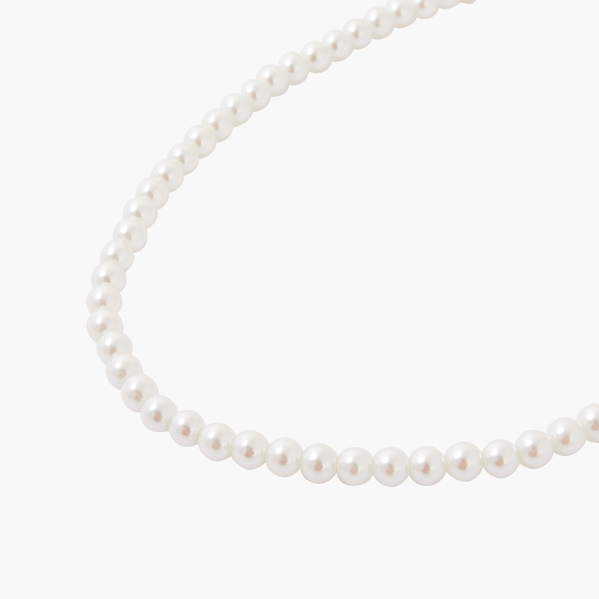 Collier court en perles 5mm