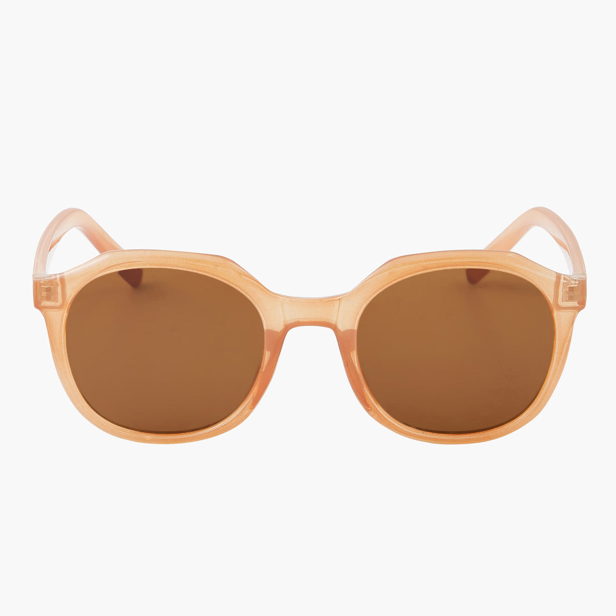 Lunettes de soleil rectangulaires orange