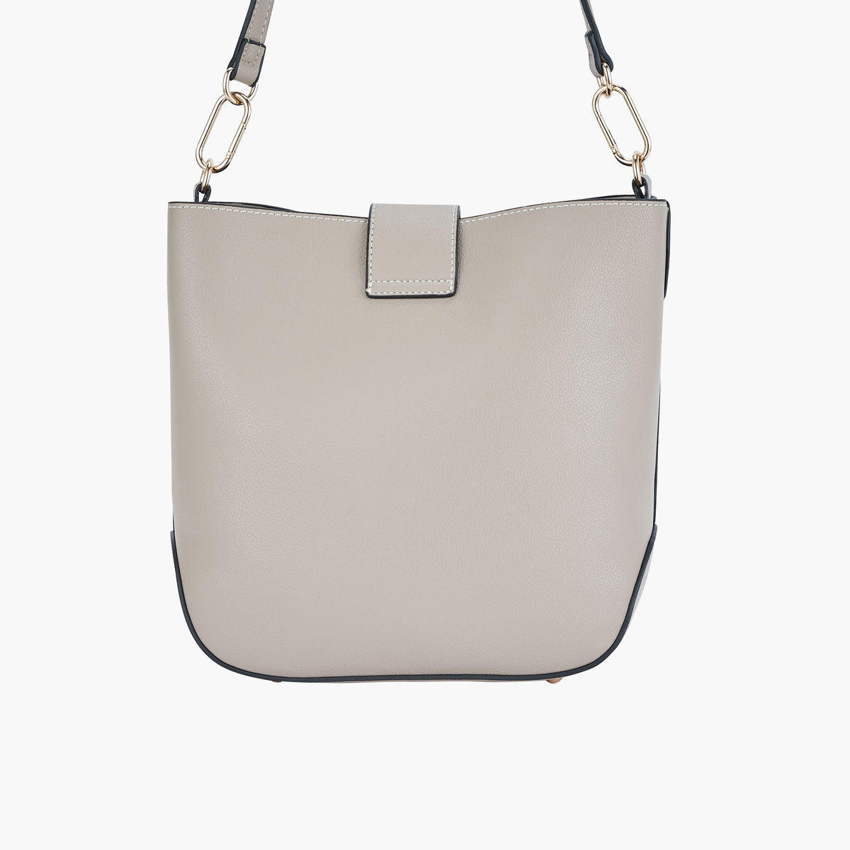 Sac porté épaule coloris taupe