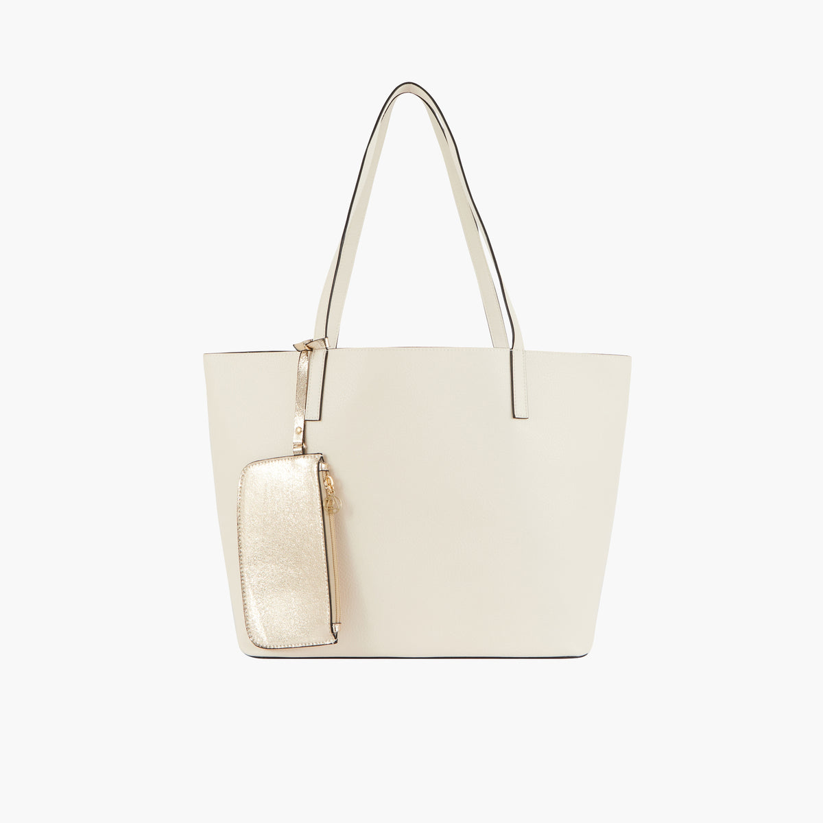 Sac cabas avec pochette - écru