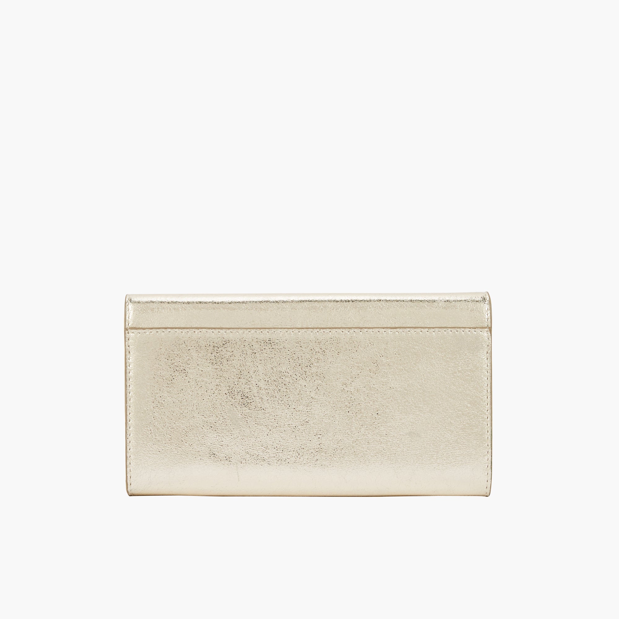 Pochette métallisée dorée