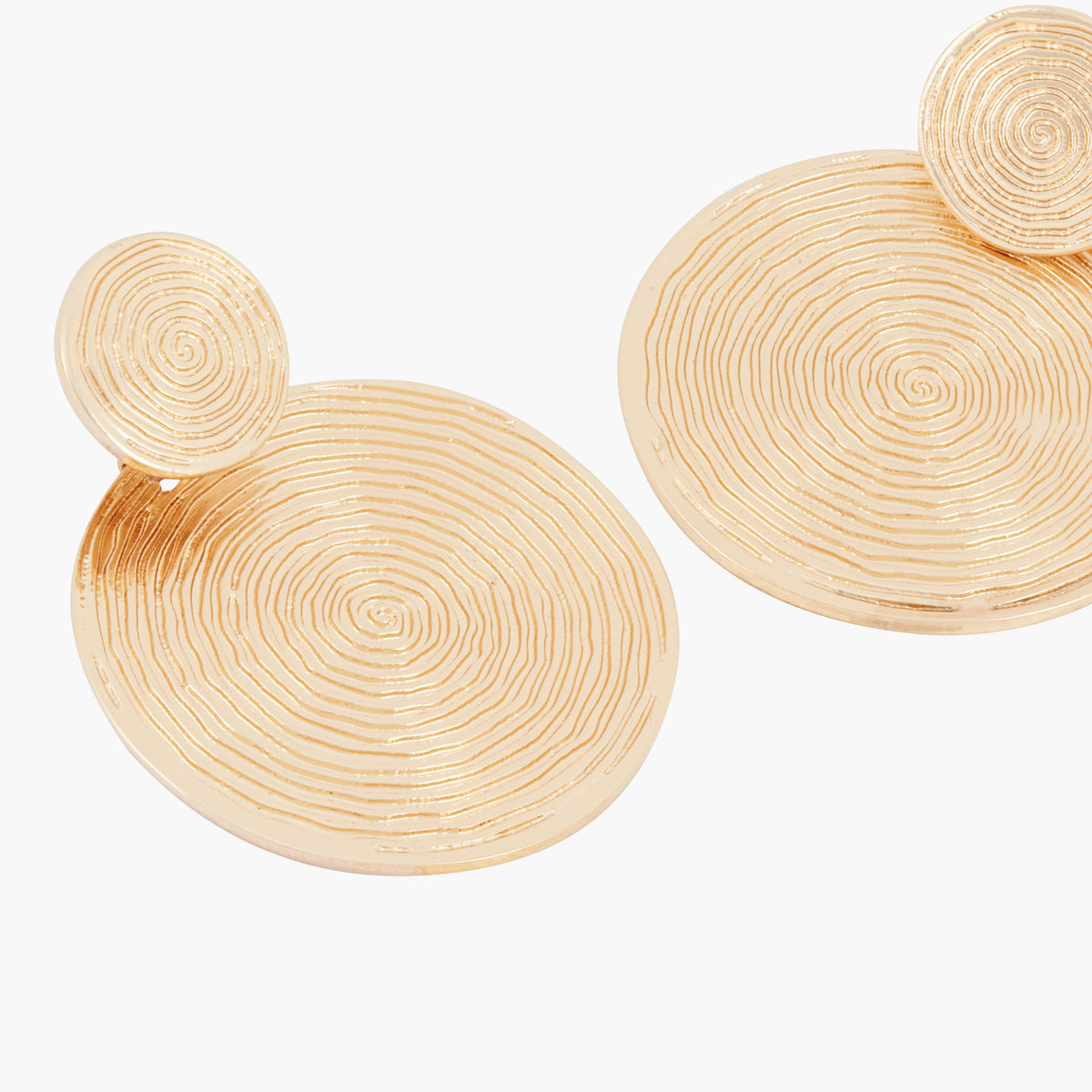 Boucles d'oreilles spirale à clips