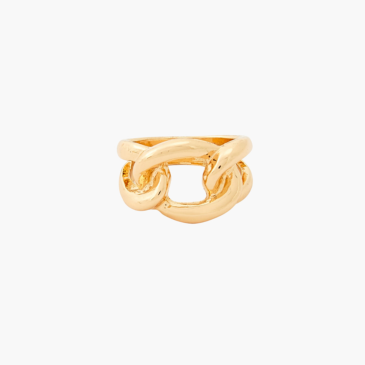 Bague noeud dorée