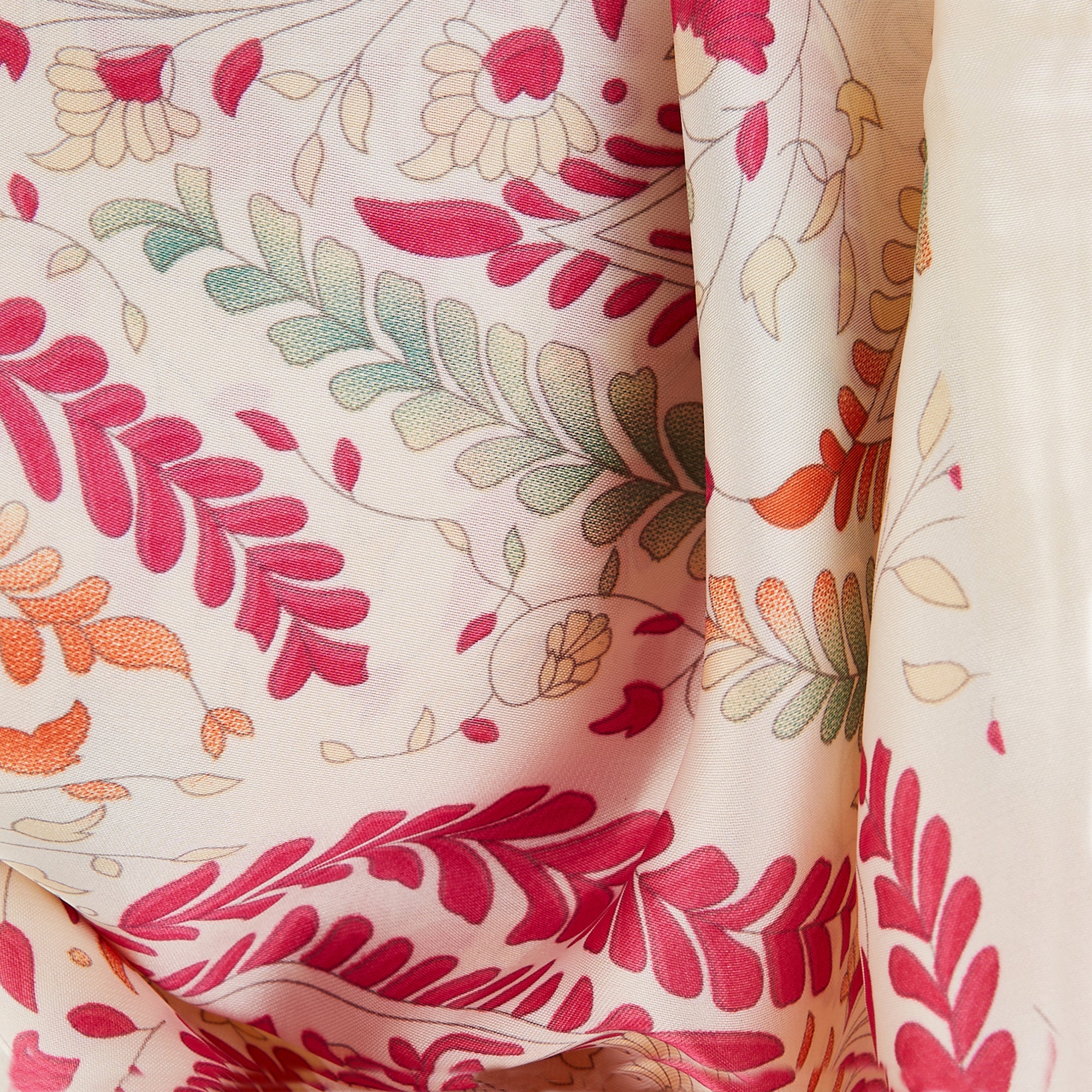 Foulard satiné à motif