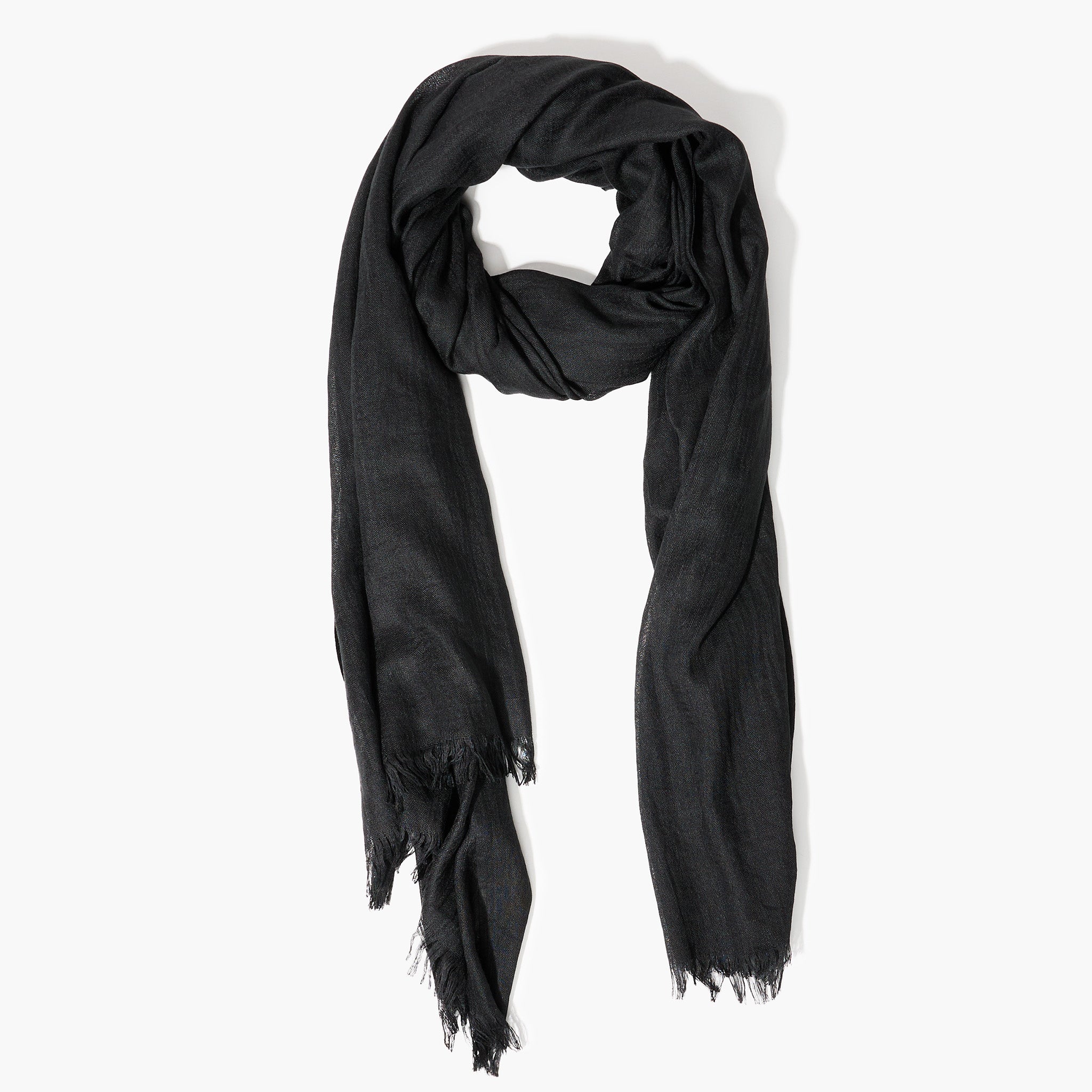 Foulard uni noir