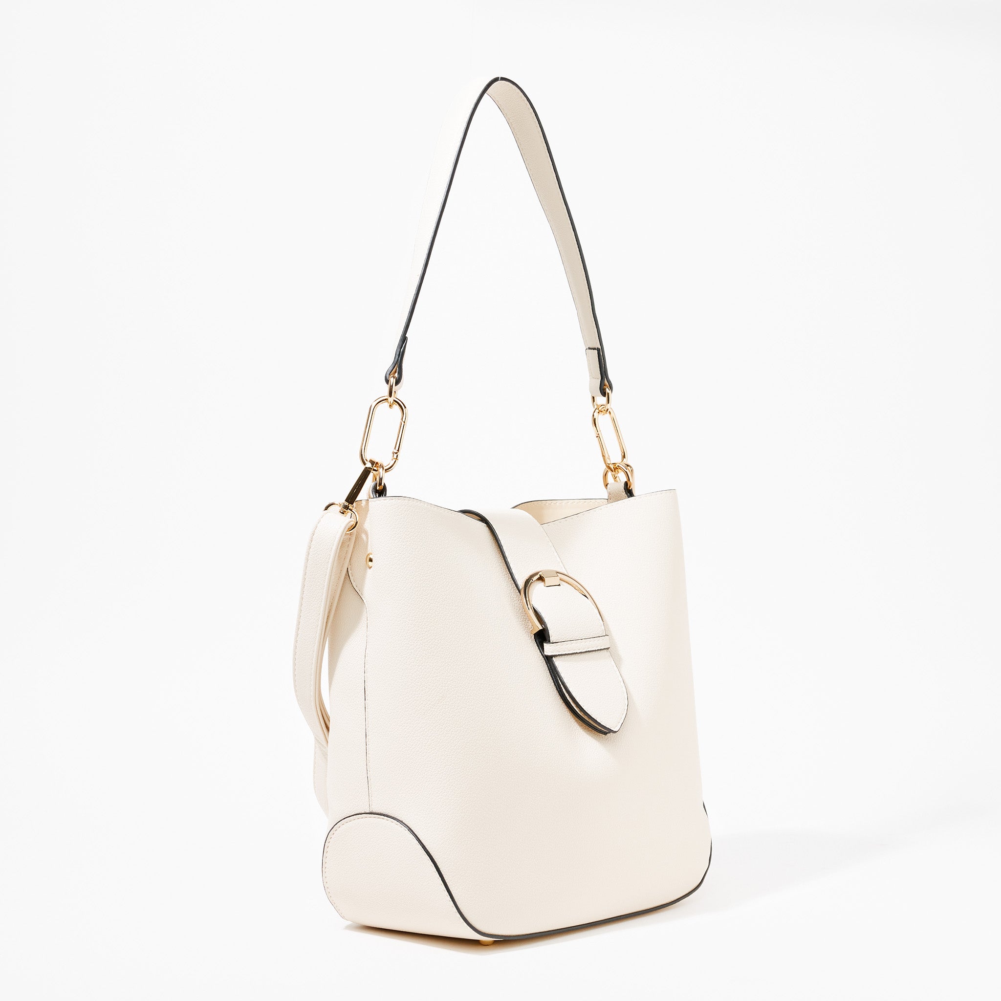 Sac porté épaule écru