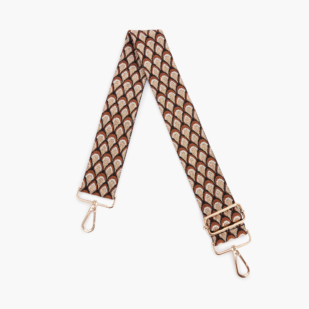 Bandoulière motif écailles multicolore