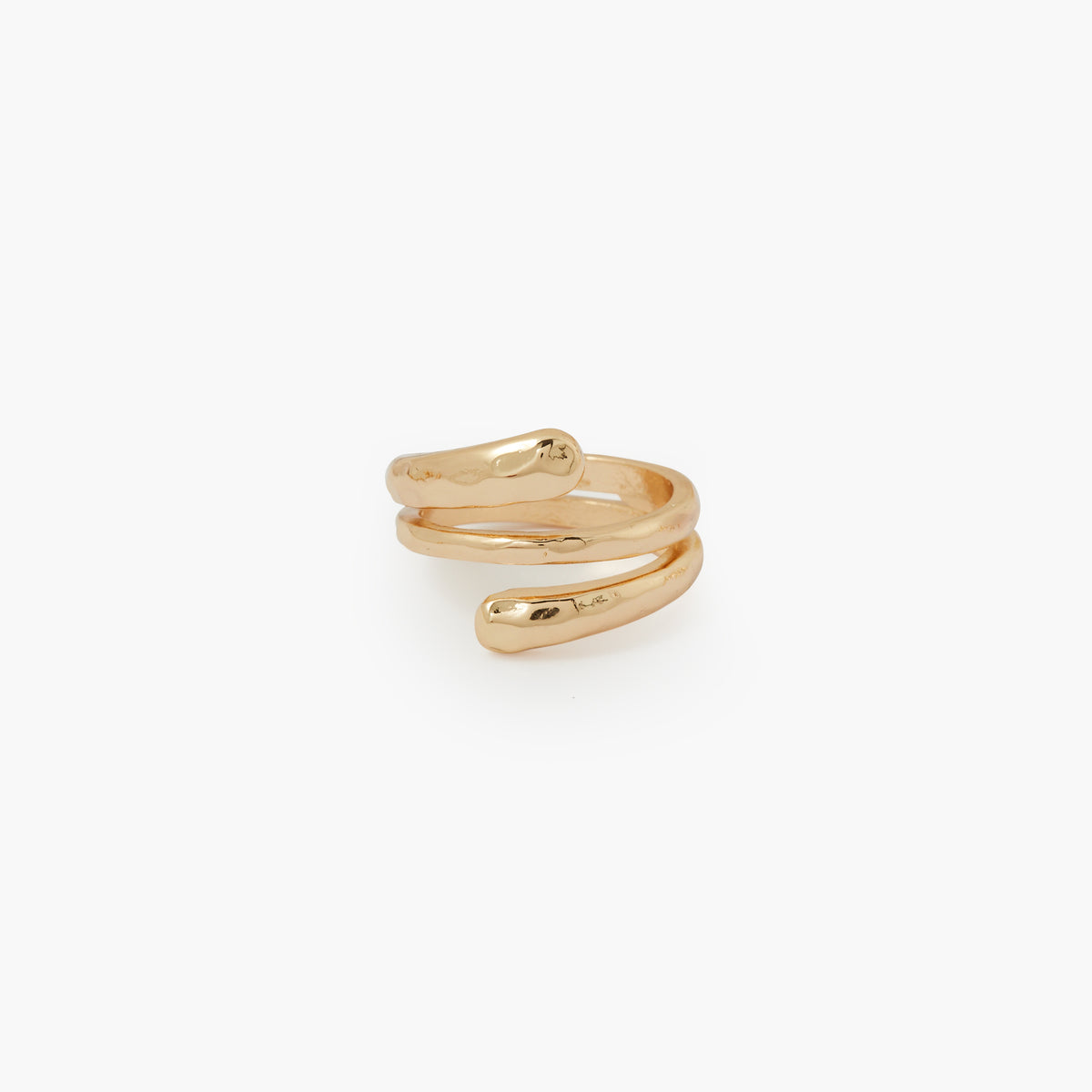 Bague tourbillon dorée