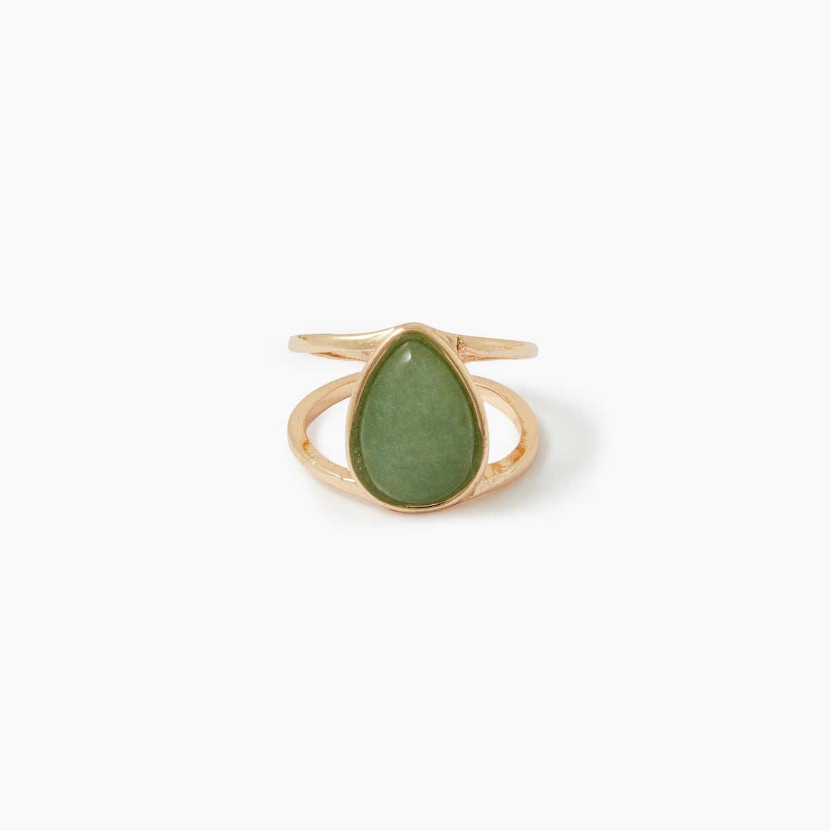 Bague pierre verte