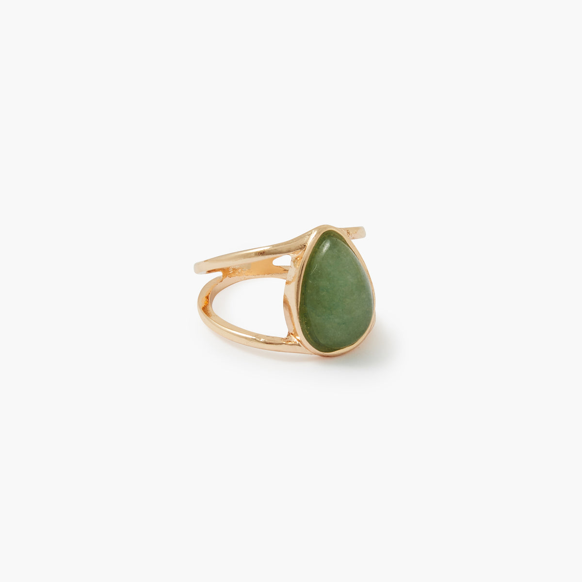 Bague pierre verte