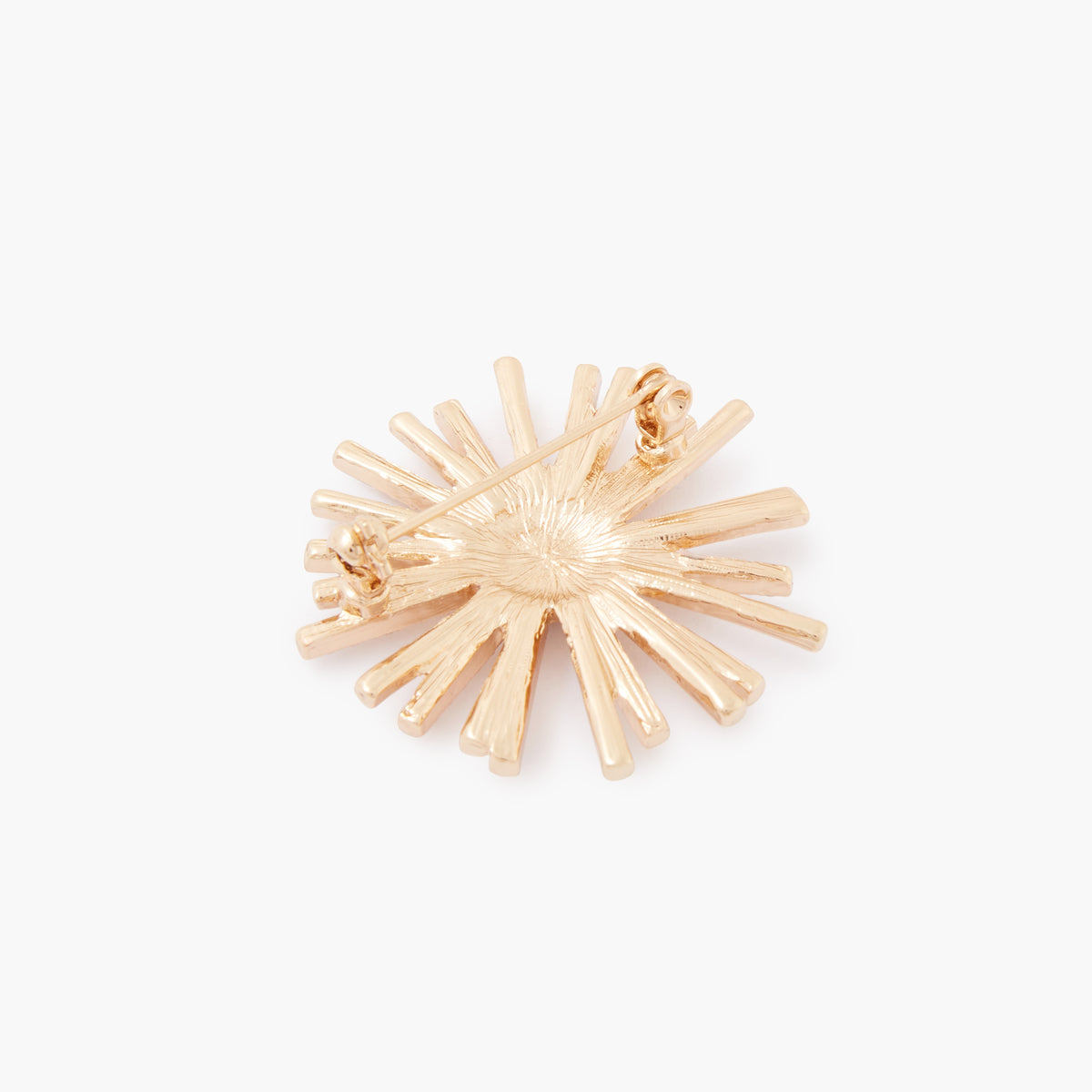 Broche étoile dorée à strass