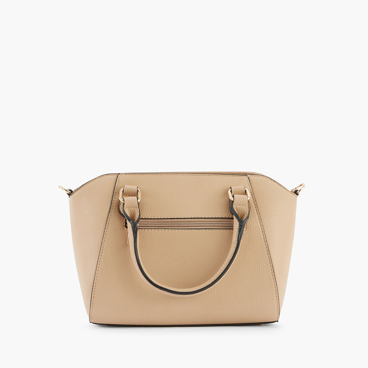 Sac à main beige avec bandoulière