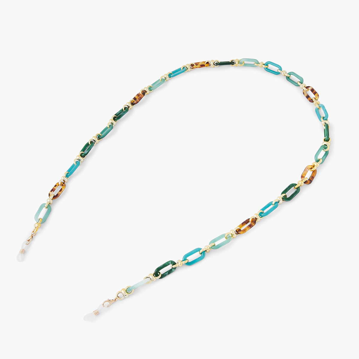 Chaine de lunettes gros maillons multicolore