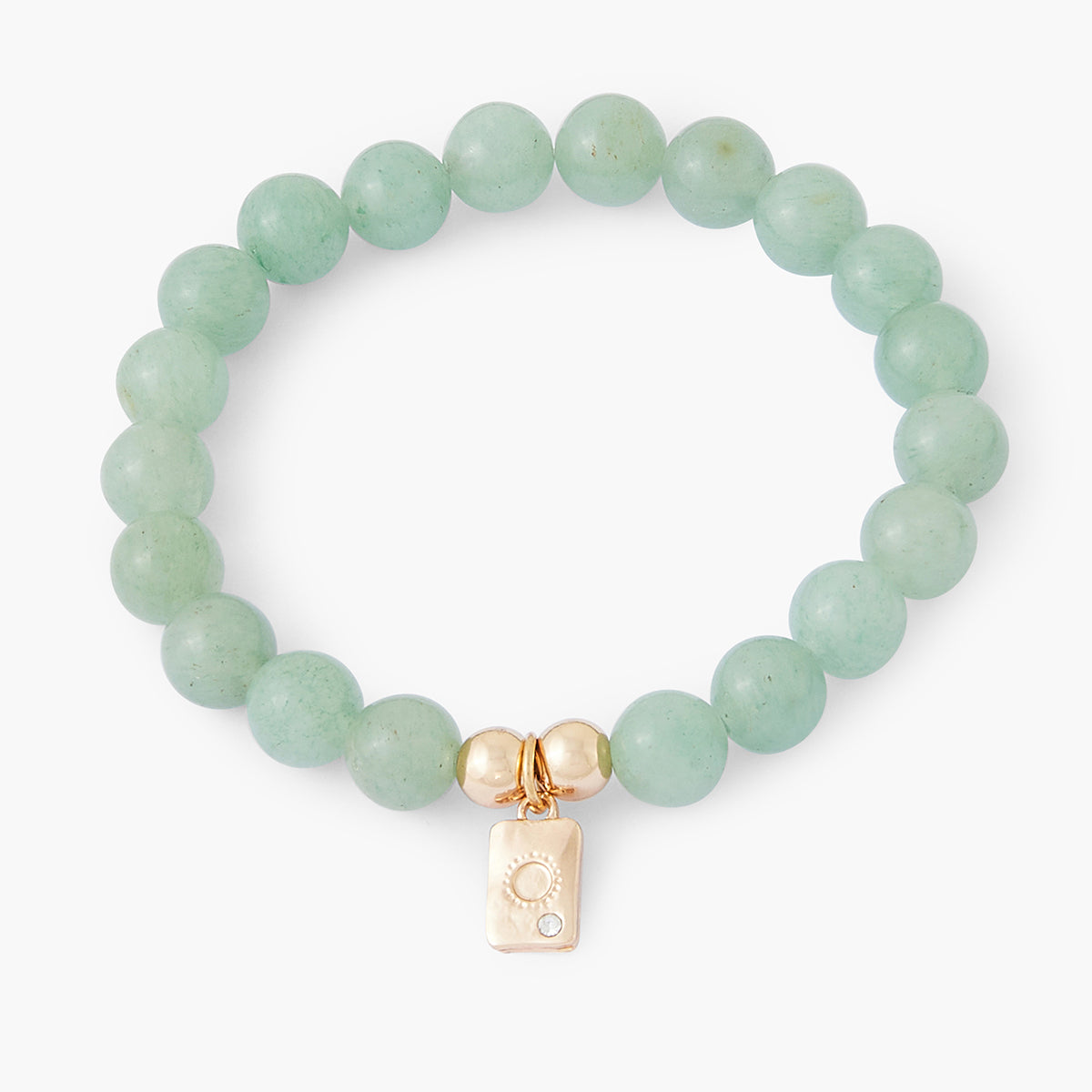 Bracelet élastique perles de Jade
