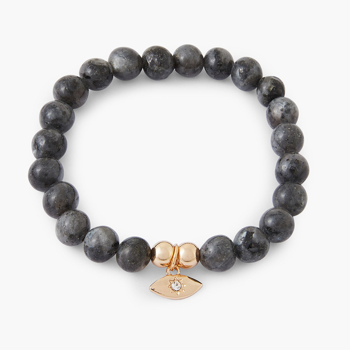 Bracelet élastique perles de Labradorite