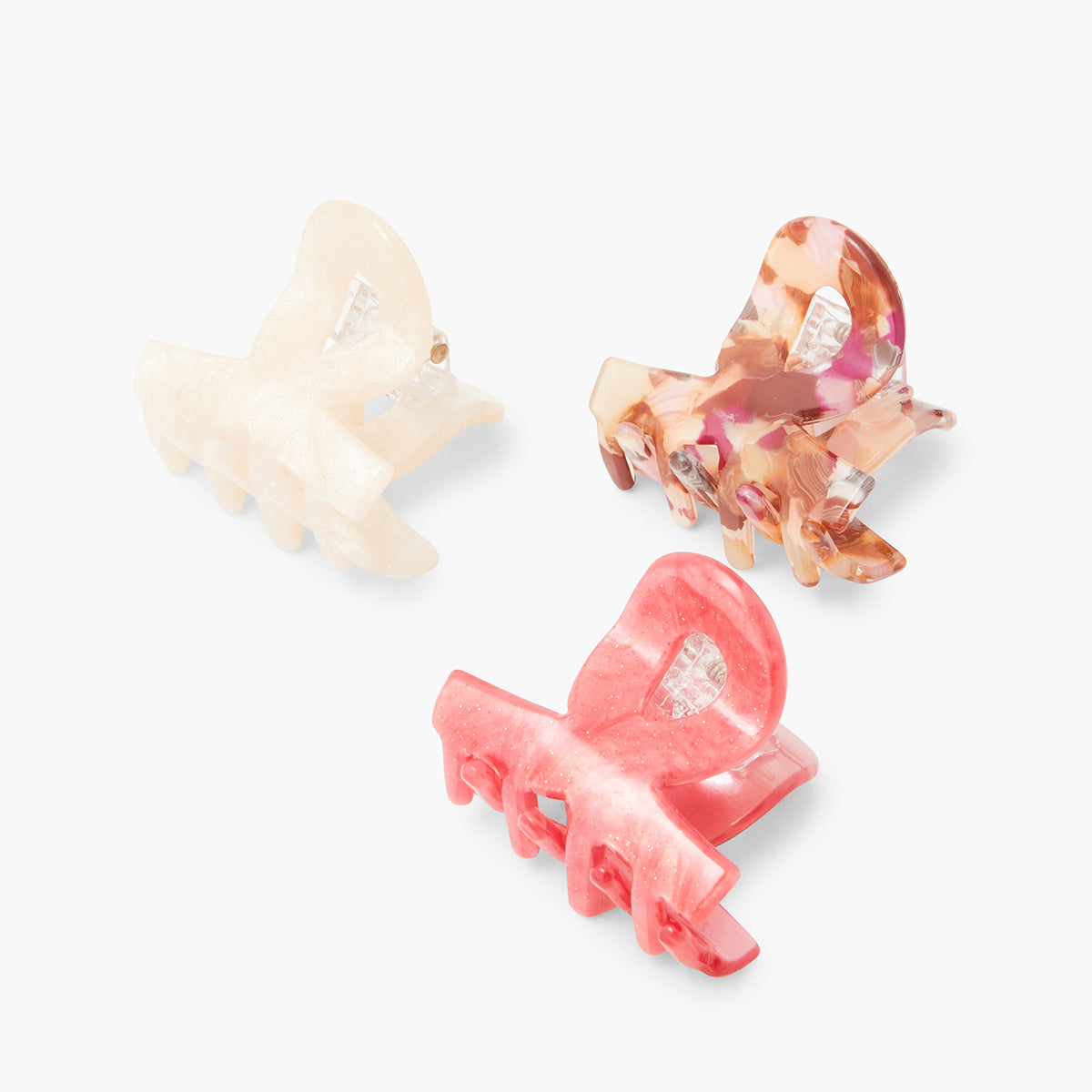 Set de 3 petites pinces crabes