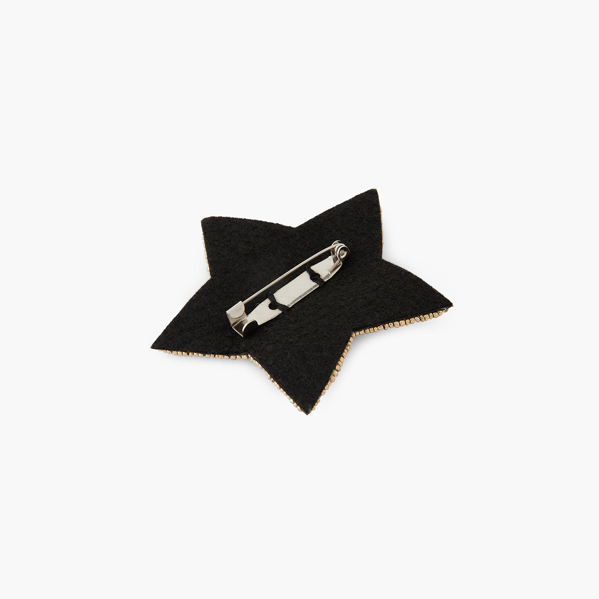 Broche étoile perle de rocaille