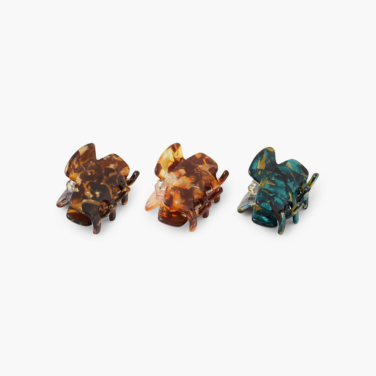 Set de 3 mini pinces crabes