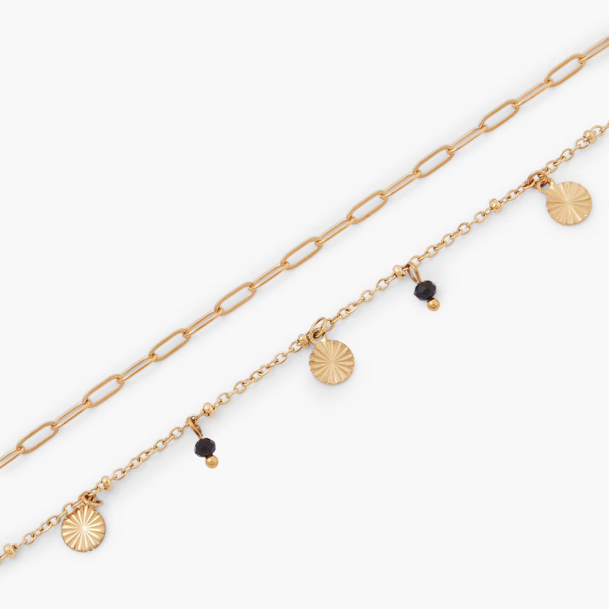 Set de 2 bracelets Acier Inoxydable