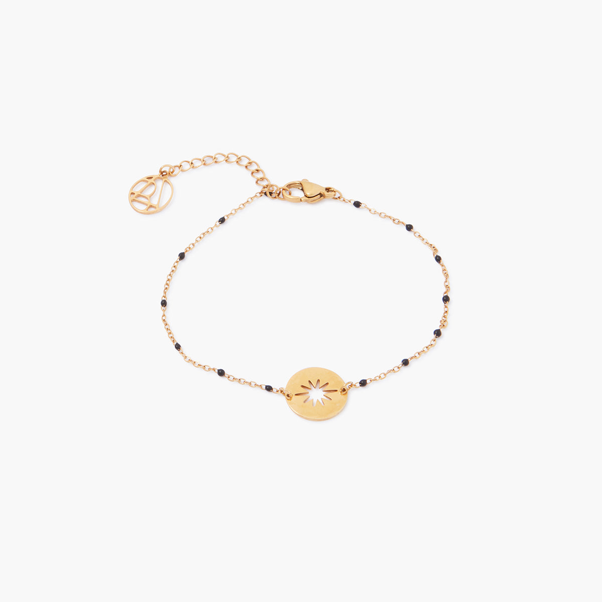 Bracelet médaillon acier inoxydable