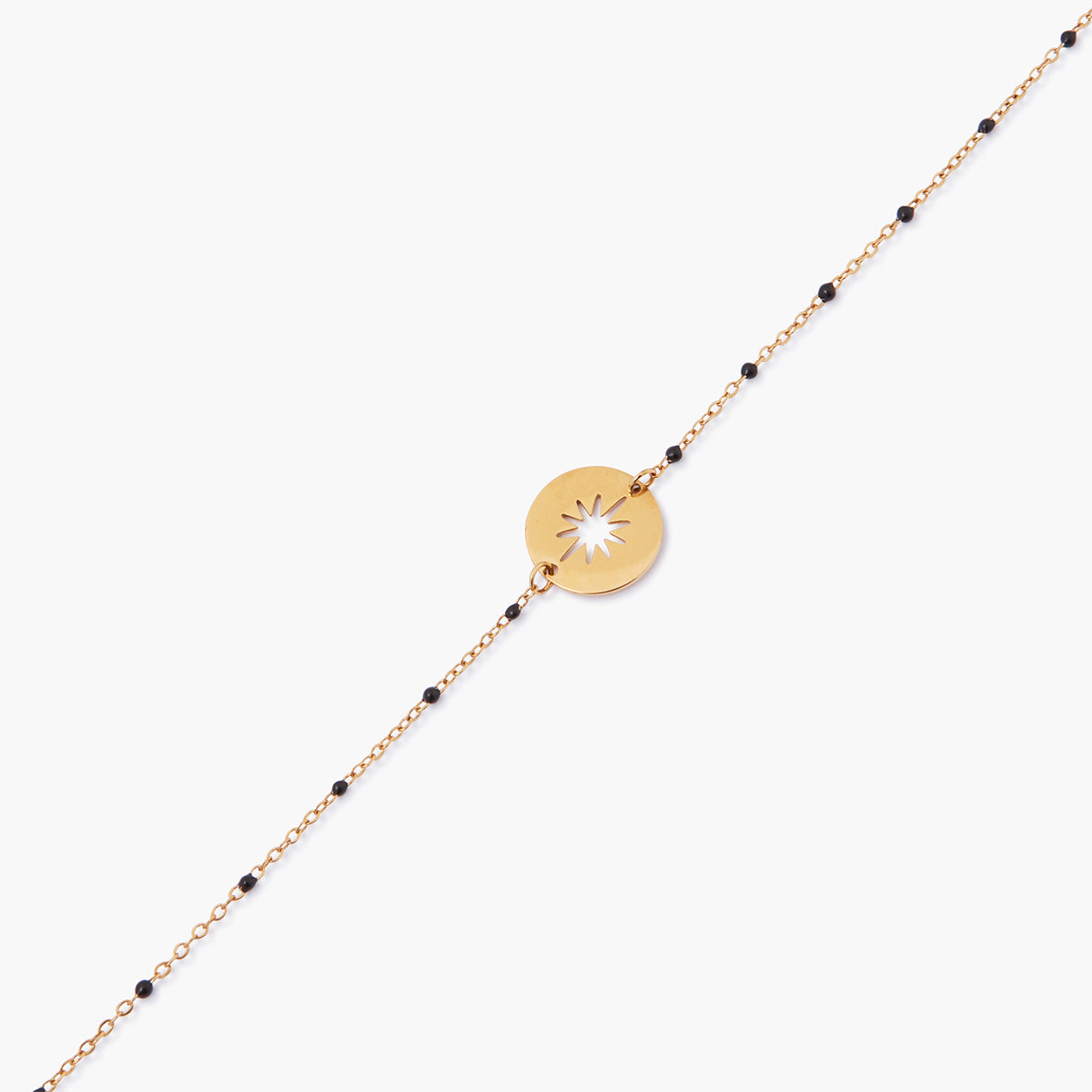 Bracelet médaillon acier inoxydable