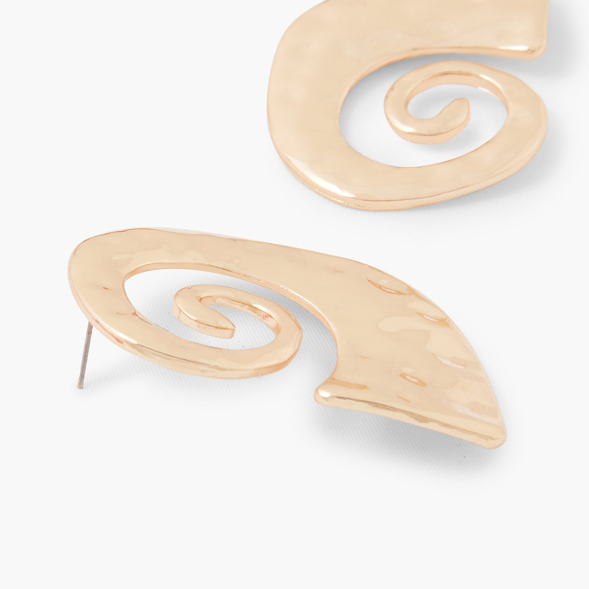 Grandes boucles d'oreilles tourbillon