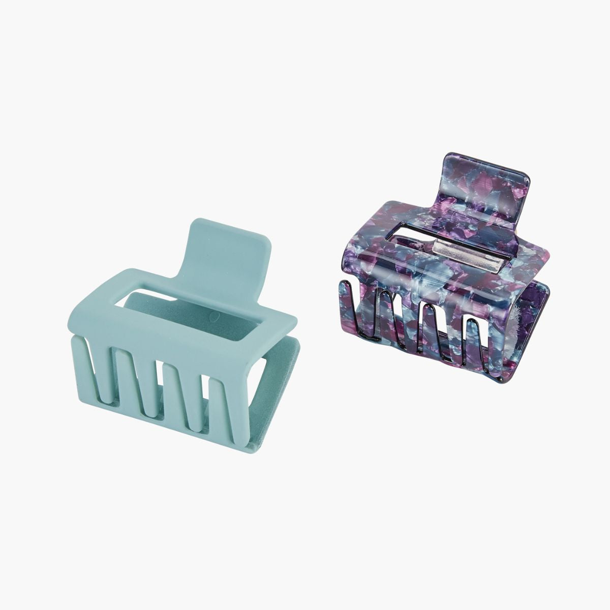 Set de 2 pinces crabes carrées