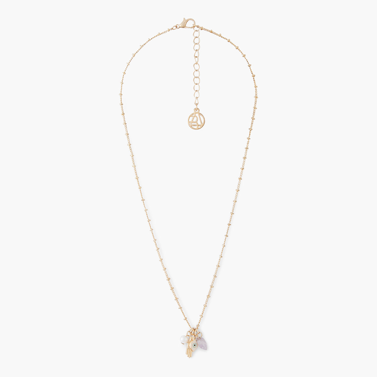 Collier chaîne à pendentifs charms