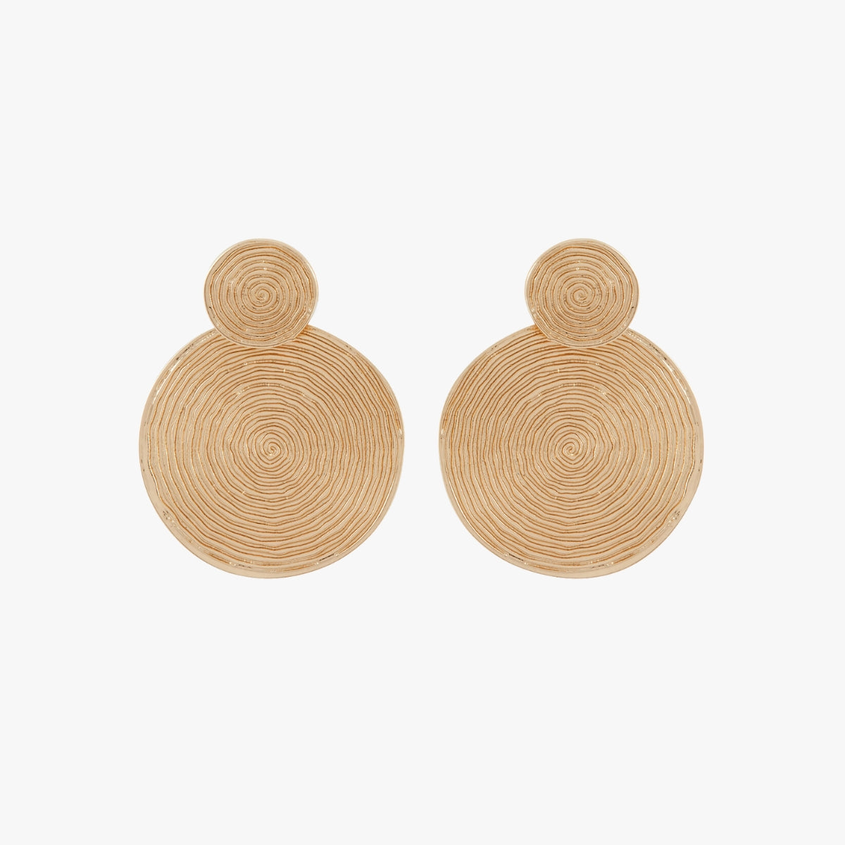 Boucles d'oreilles spirale à clips