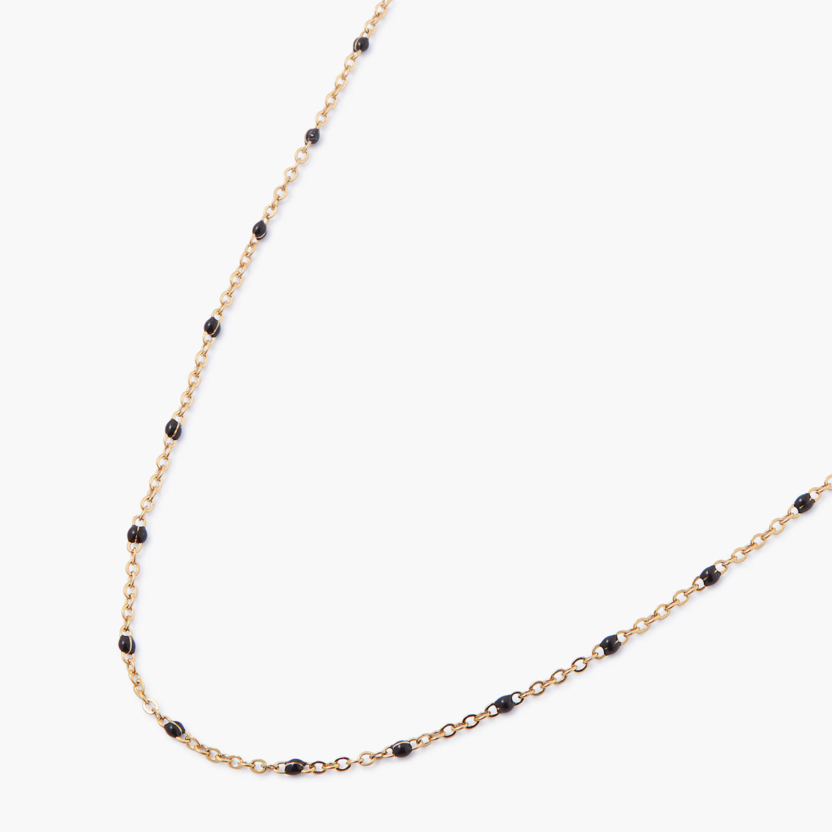 Collier chaine acier inoxydable et époxy