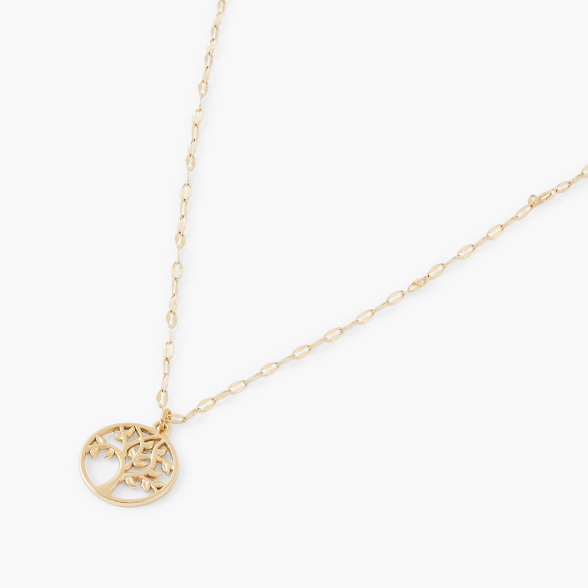 Collier médaillon arbre de vie acier inoxydable