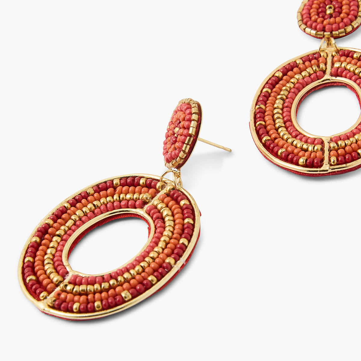 Boucles d'oreilles perles de rocaille