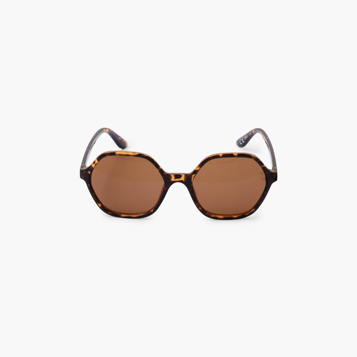 Lunettes de soleil octogonales écaille - cat. UV3